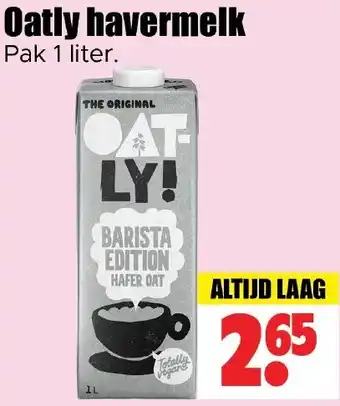 Dirk Oatly havermelk aanbieding