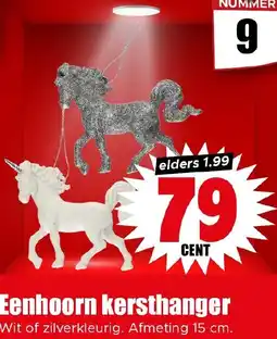 Dirk Eenhoorn kersthanger aanbieding