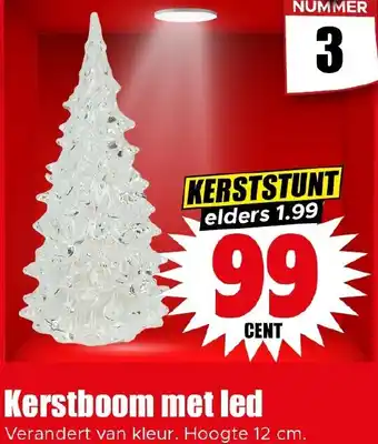Dirk Kerstboom met led aanbieding