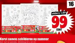 Dirk Kerst canvas schilderen op nummer aanbieding