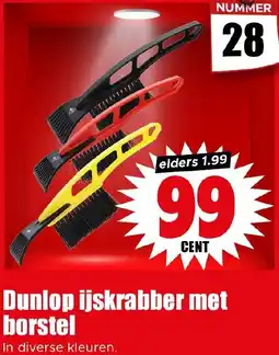Dirk Dunlop ijskrabber met borstel aanbieding