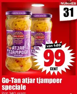 Dirk Go-Tan atjar tjampoer speciale aanbieding