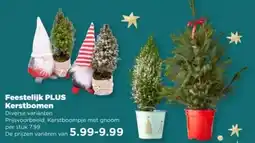 PLUS Feestelijk PLUS Kerstbomen aanbieding