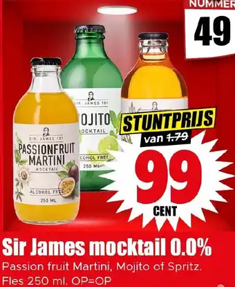 Dirk Sir James mocktail 0.0% aanbieding