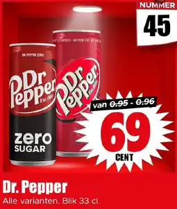 Dirk Dr. Pepper aanbieding