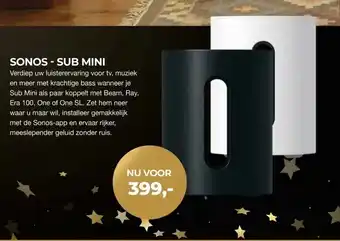 EP Beerepoot SONOS - SUB MINI aanbieding