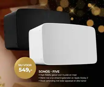 EP Beerepoot SONOS - FIVE aanbieding