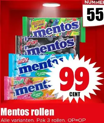 Dirk Mentos rollen aanbieding