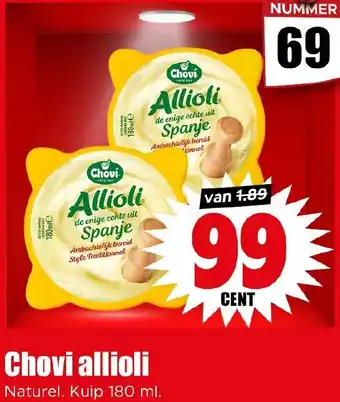 Dirk Chovi allioli aanbieding
