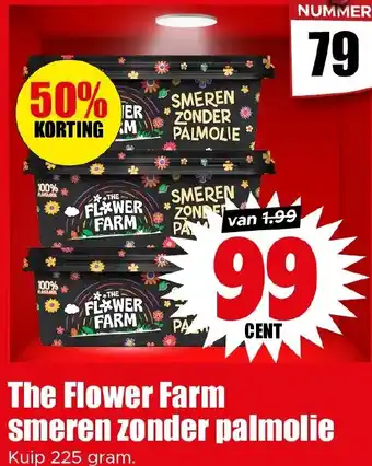Dirk The Flower Farm smeren zonder palmolie aanbieding