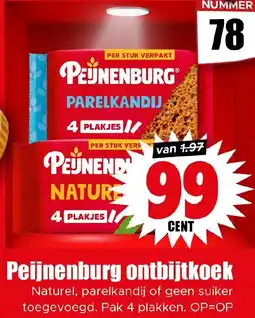 Dirk Peijnenburg ontbijtkoek aanbieding