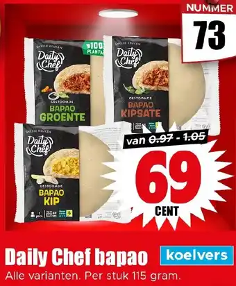 Dirk Daily Chef bapao aanbieding