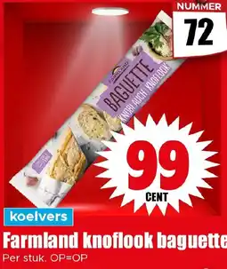 Dirk Farmland knoflook baguette aanbieding