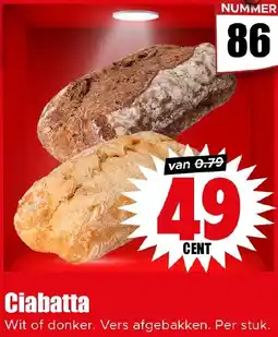 Dirk Ciabatta aanbieding