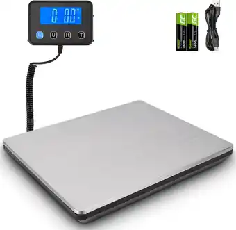 Amazon Apritsce Platformweegschaal 50 g-200 kg pakketweegschaal digitale weegschaal aanbieding