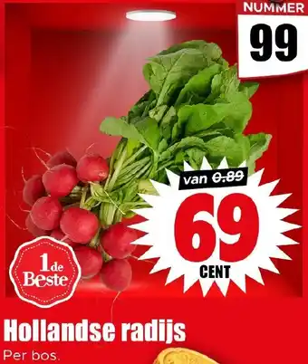 Dirk Hollandse radijs aanbieding