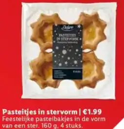 Lidl Pasteitjes in stervorm aanbieding