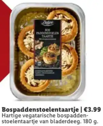 Lidl Bospaddenstoelentaartje aanbieding