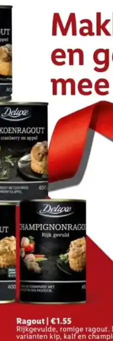 Lidl Ragout aanbieding