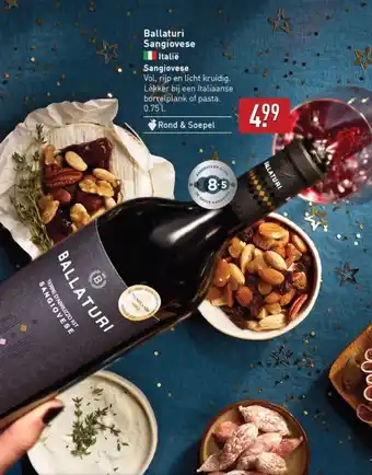 ALDI Ballaturi Sangiovese aanbieding