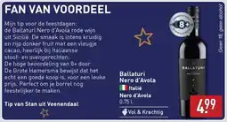 ALDI Ballaturi Nero d'Avola aanbieding