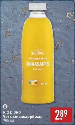 ALDI Rio d'oro Vers sinaasappelsap aanbieding