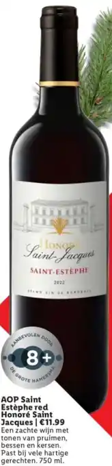 Lidl AOP Saint Estèphe red Honoré Saint Jacques aanbieding