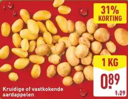 ALDI Kruidige of vastkokende aardappelen aanbieding