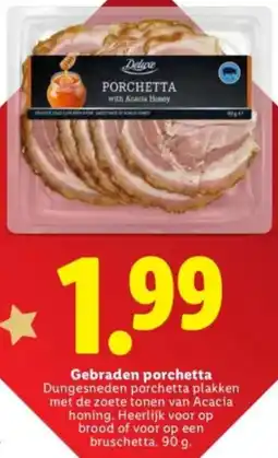 Lidl Gebraden porchetta aanbieding