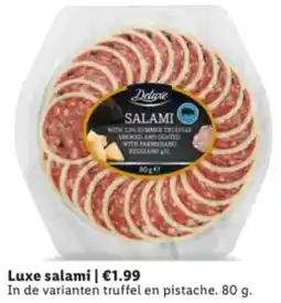 Lidl Luxe salami aanbieding