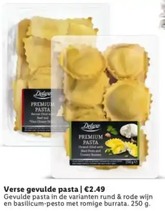Lidl Verse gevulde pasta aanbieding