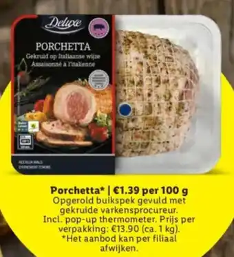 Lidl Porchetta aanbieding