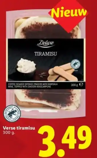 Lidl Verse tiramisu aanbieding