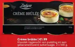 Lidl Crème brûlée aanbieding