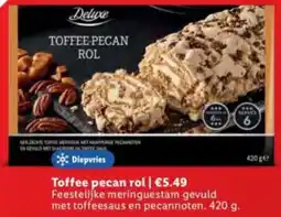 Lidl Toffee pecan rol aanbieding