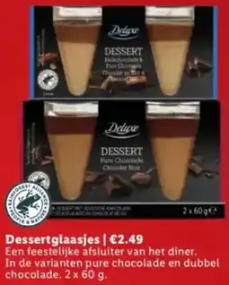 Lidl Dessertglaasjes aanbieding