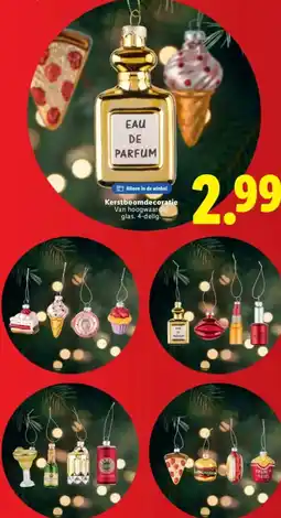 Lidl Kerstboomdecoratie aanbieding