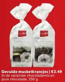 Lidl Gevulde musketkransjes aanbieding