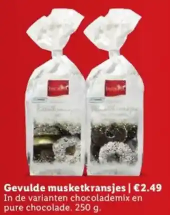Lidl Gevulde musketkransjes aanbieding