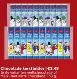 Lidl Chocolade kerstlollies aanbieding