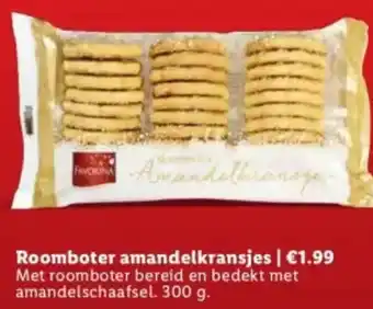 Lidl Roomboter amandelkransjes aanbieding