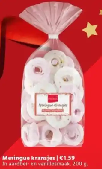 Lidl Meringue kransjes aanbieding