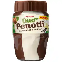 Dirk Penotti Duopasta hazelnoot-vanille aanbieding
