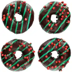 Dirk Vers afbak Donut appelpie met kerstdecoratie aanbieding