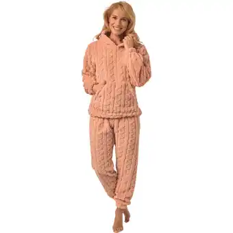 Dirk Dames fleece hoodie aanbieding