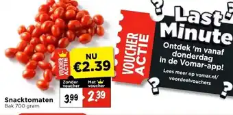 Vomar Voordeelmarkt Snacktomaten aanbieding