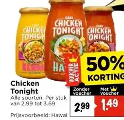 Vomar Voordeelmarkt Chicken Tonight aanbieding