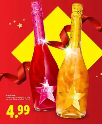 Lidl Glitter Cocktails aanbieding