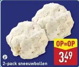 ALDI 2 pack sneeuwbollen aanbieding