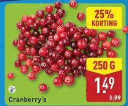 ALDI Cranberry's aanbieding